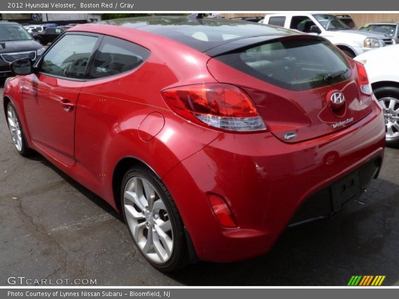 Boston Red / Gray 2012 Hyundai Veloster