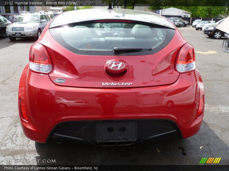 Boston Red / Gray 2012 Hyundai Veloster