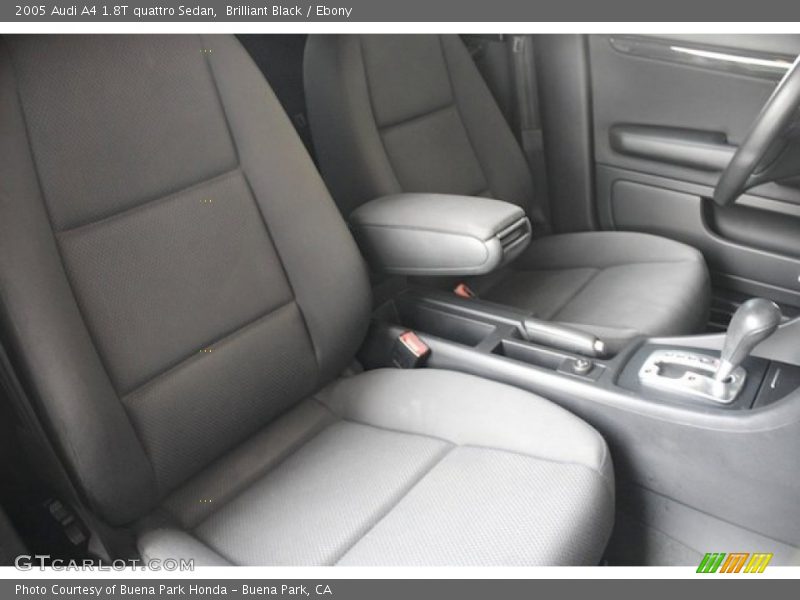 Brilliant Black / Ebony 2005 Audi A4 1.8T quattro Sedan