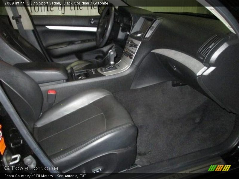 Black Obsidian / Graphite 2009 Infiniti G 37 S Sport Sedan