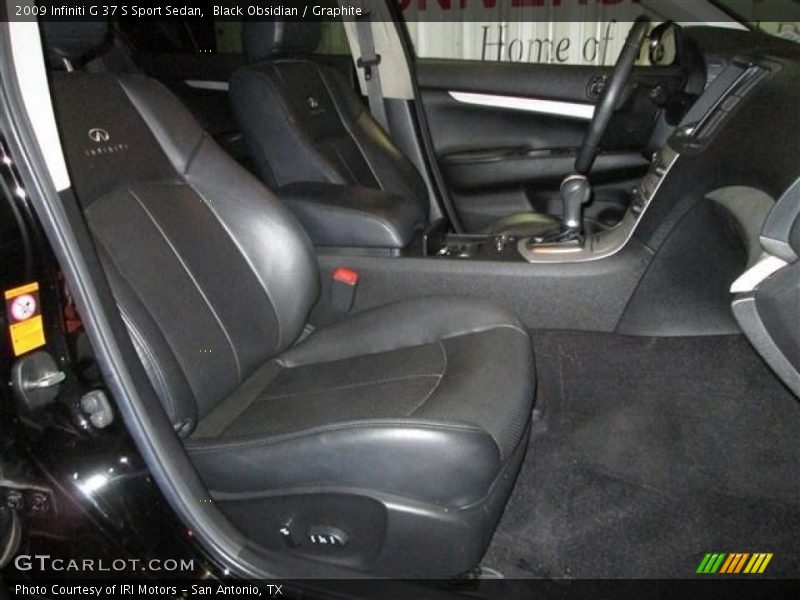Black Obsidian / Graphite 2009 Infiniti G 37 S Sport Sedan