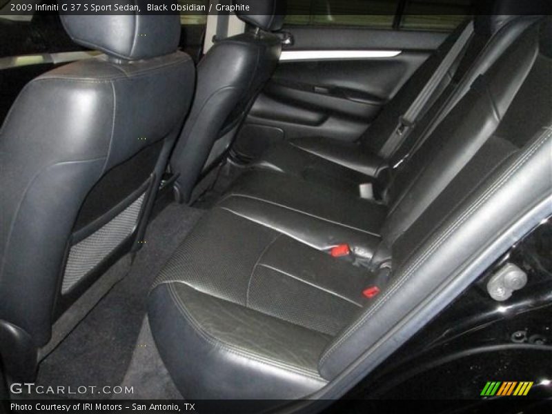 Black Obsidian / Graphite 2009 Infiniti G 37 S Sport Sedan