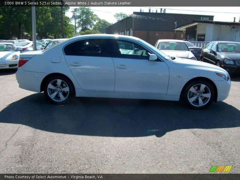 Alpine White / Auburn Dakota Leather 2006 BMW 5 Series 525xi Sedan