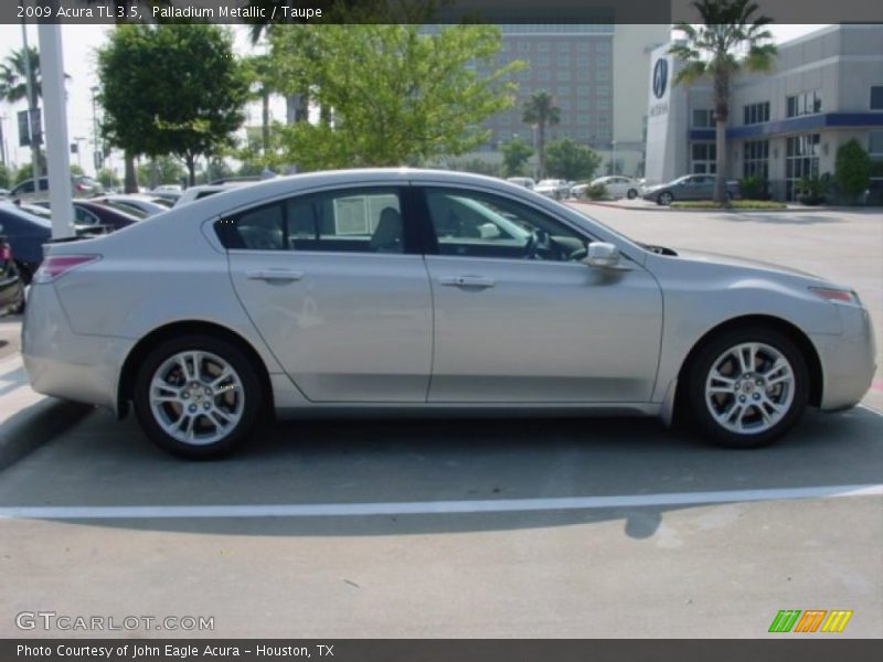 Palladium Metallic / Taupe 2009 Acura TL 3.5