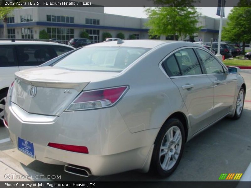 Palladium Metallic / Taupe 2009 Acura TL 3.5