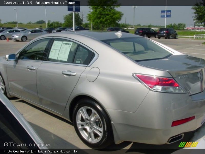 Palladium Metallic / Taupe 2009 Acura TL 3.5