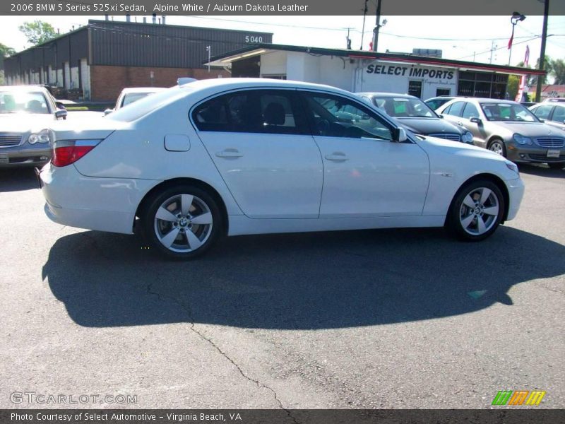 Alpine White / Auburn Dakota Leather 2006 BMW 5 Series 525xi Sedan