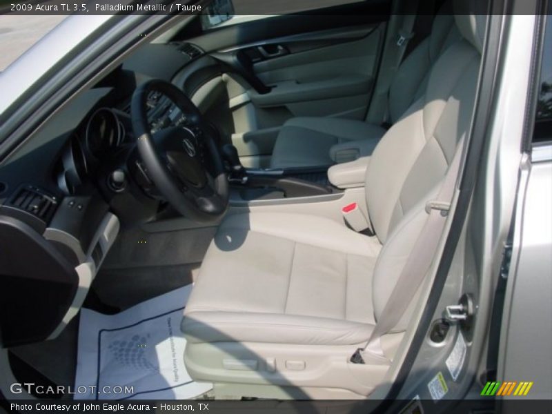 Palladium Metallic / Taupe 2009 Acura TL 3.5