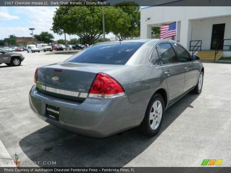 Dark Silver Metallic / Ebony Black 2007 Chevrolet Impala LS
