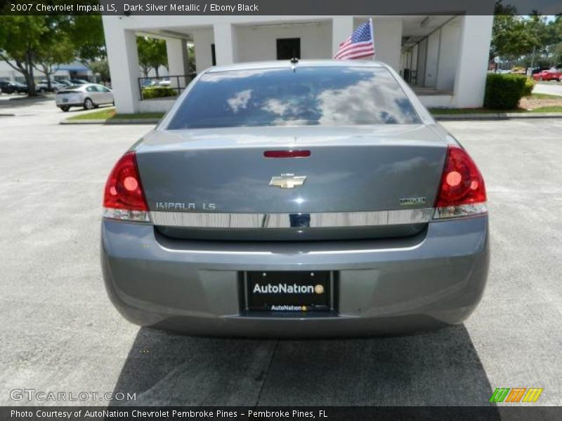 Dark Silver Metallic / Ebony Black 2007 Chevrolet Impala LS