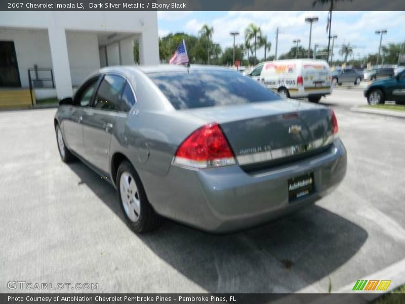 Dark Silver Metallic / Ebony Black 2007 Chevrolet Impala LS