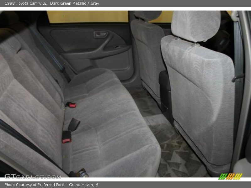 Dark Green Metallic / Gray 1998 Toyota Camry LE