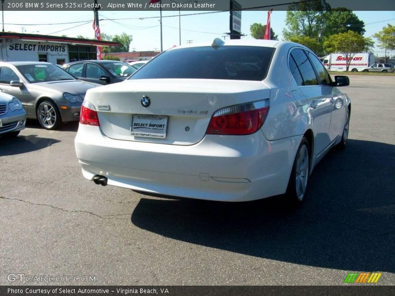 Alpine White / Auburn Dakota Leather 2006 BMW 5 Series 525xi Sedan