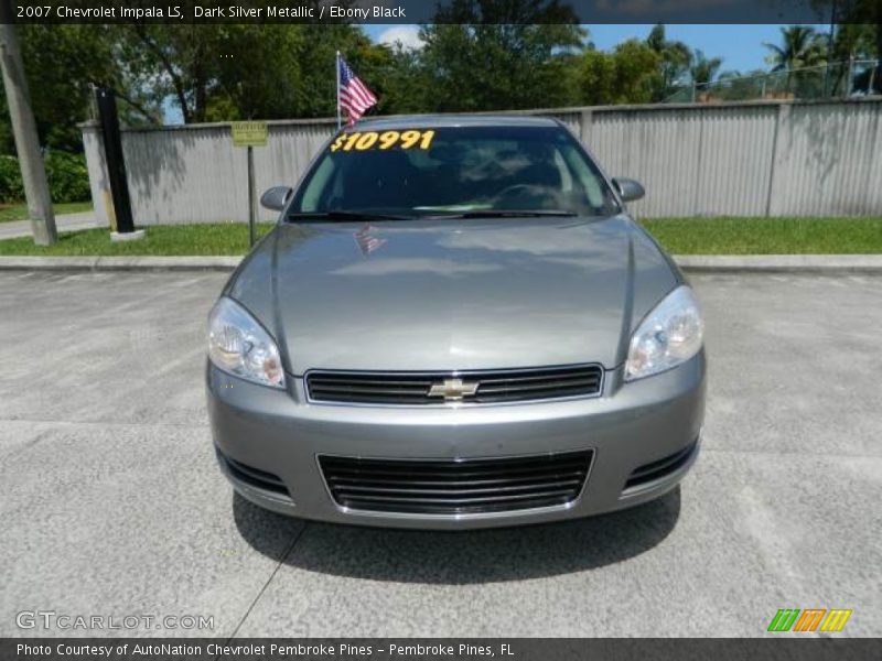 Dark Silver Metallic / Ebony Black 2007 Chevrolet Impala LS