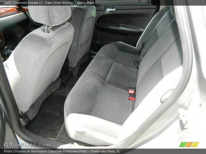 Rear Seat of 2007 Impala LS