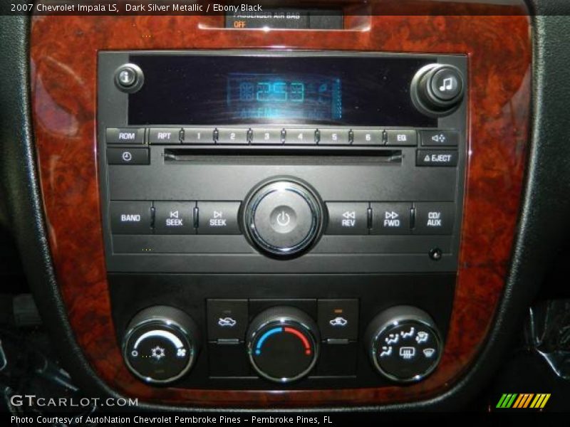 Controls of 2007 Impala LS