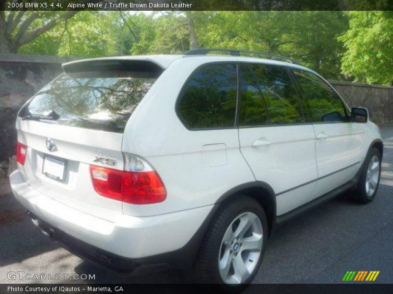 Alpine White / Truffle Brown Dakota Leather 2006 BMW X5 4.4i