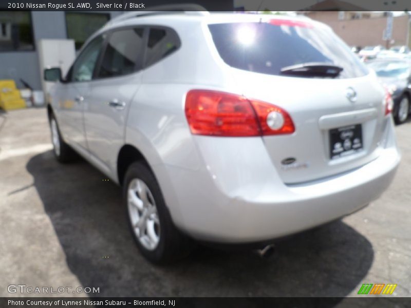 Silver Ice / Black 2010 Nissan Rogue SL AWD