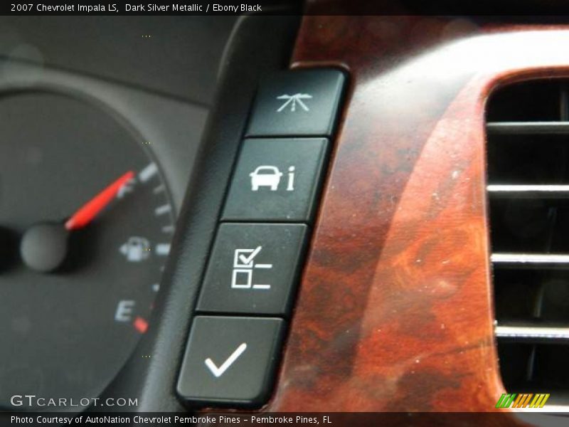 Dark Silver Metallic / Ebony Black 2007 Chevrolet Impala LS