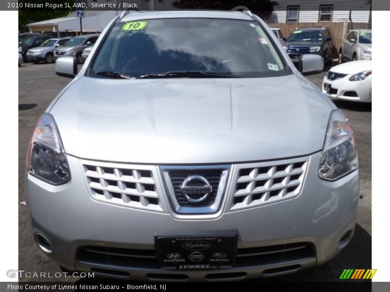 Silver Ice / Black 2010 Nissan Rogue SL AWD
