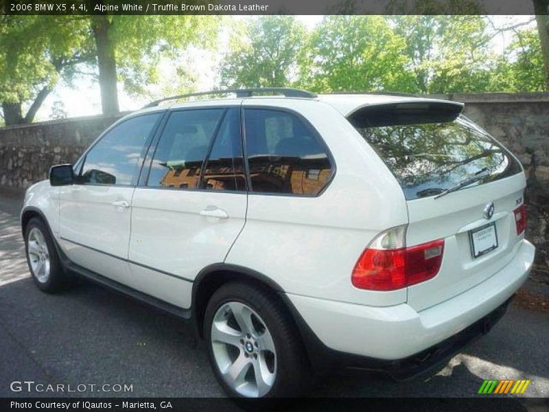Alpine White / Truffle Brown Dakota Leather 2006 BMW X5 4.4i