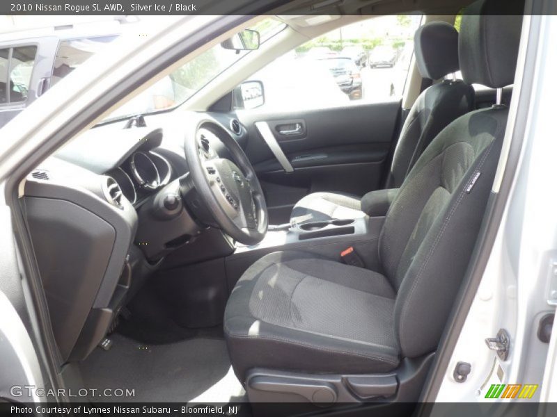 Silver Ice / Black 2010 Nissan Rogue SL AWD