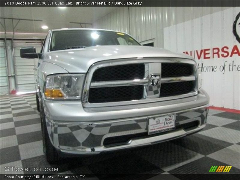 Bright Silver Metallic / Dark Slate Gray 2010 Dodge Ram 1500 SLT Quad Cab