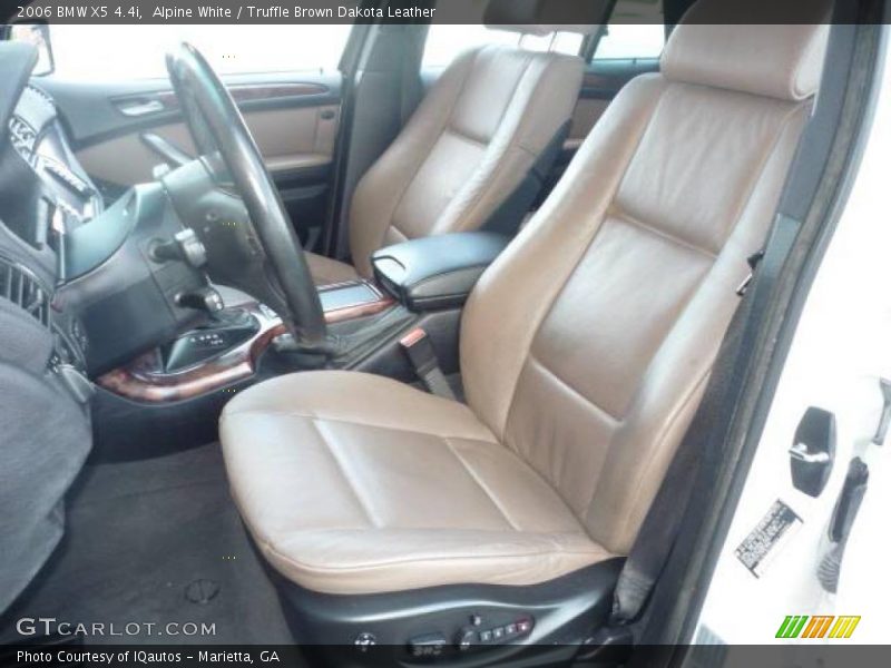 Alpine White / Truffle Brown Dakota Leather 2006 BMW X5 4.4i