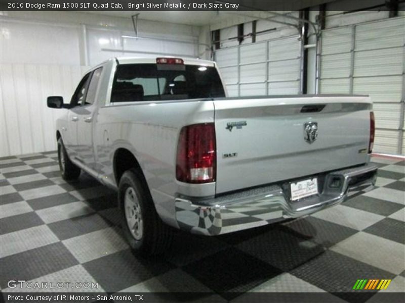 Bright Silver Metallic / Dark Slate Gray 2010 Dodge Ram 1500 SLT Quad Cab
