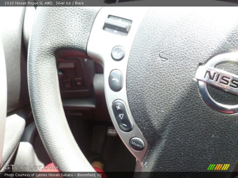 Silver Ice / Black 2010 Nissan Rogue SL AWD