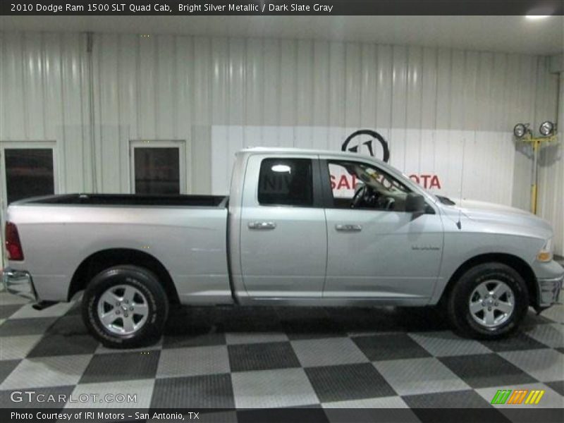 Bright Silver Metallic / Dark Slate Gray 2010 Dodge Ram 1500 SLT Quad Cab