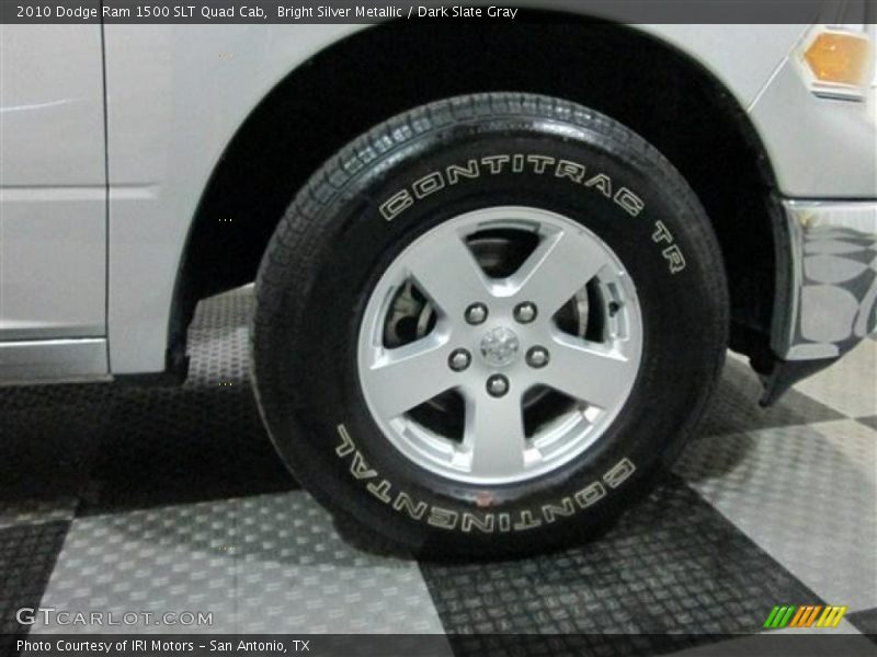 Bright Silver Metallic / Dark Slate Gray 2010 Dodge Ram 1500 SLT Quad Cab