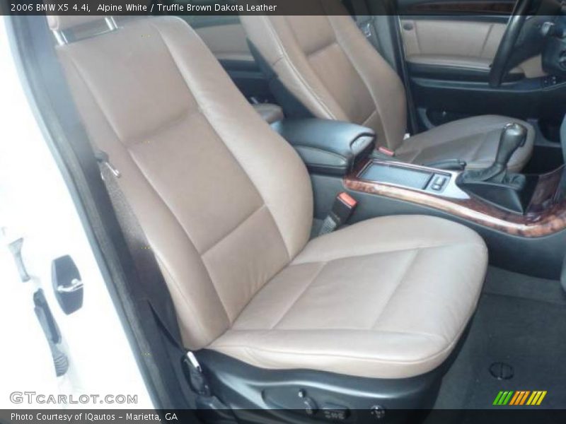 Alpine White / Truffle Brown Dakota Leather 2006 BMW X5 4.4i