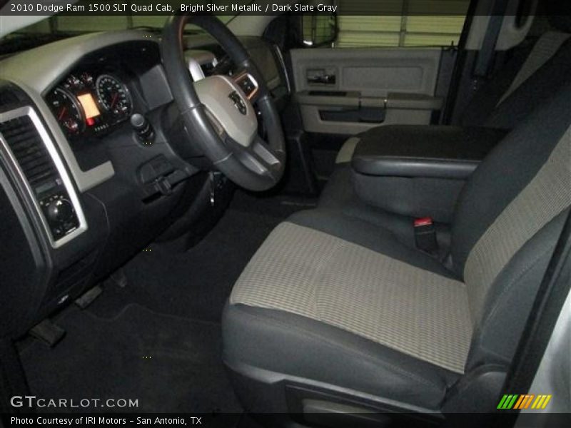 Bright Silver Metallic / Dark Slate Gray 2010 Dodge Ram 1500 SLT Quad Cab