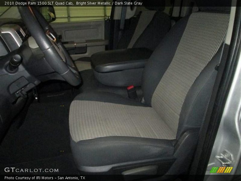 Bright Silver Metallic / Dark Slate Gray 2010 Dodge Ram 1500 SLT Quad Cab
