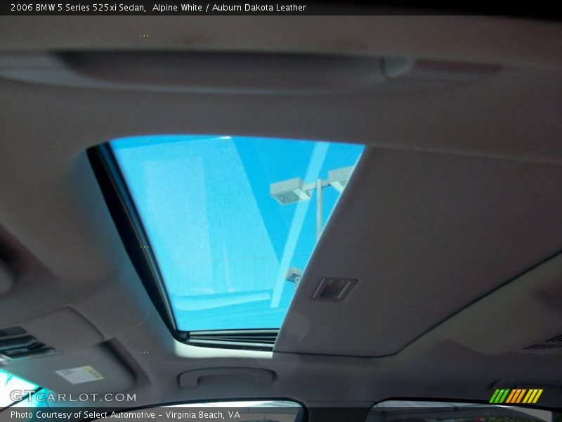 Alpine White / Auburn Dakota Leather 2006 BMW 5 Series 525xi Sedan