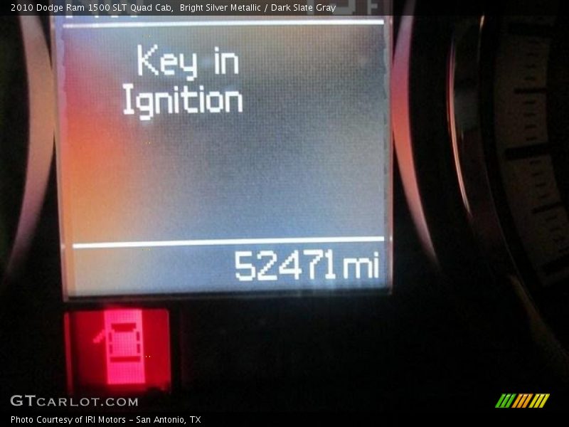 Bright Silver Metallic / Dark Slate Gray 2010 Dodge Ram 1500 SLT Quad Cab