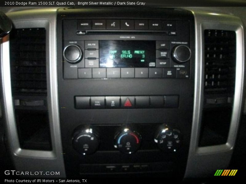 Bright Silver Metallic / Dark Slate Gray 2010 Dodge Ram 1500 SLT Quad Cab