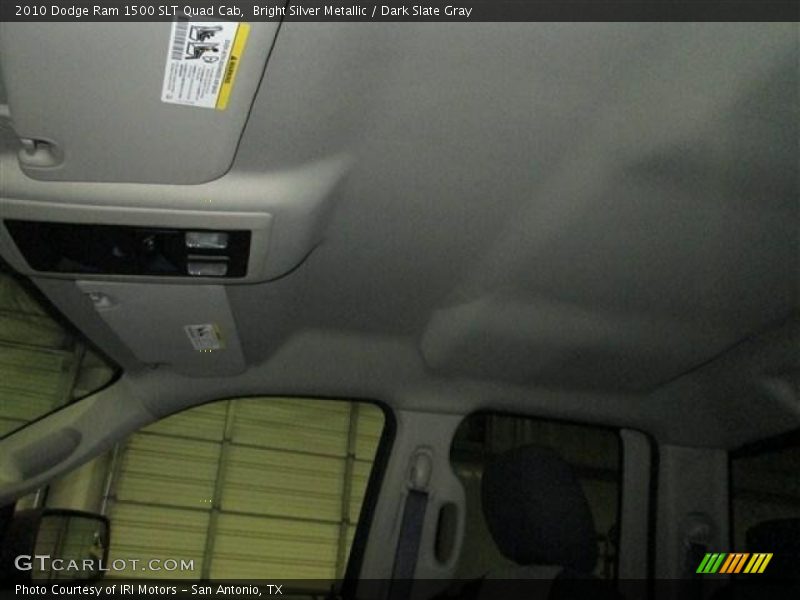 Bright Silver Metallic / Dark Slate Gray 2010 Dodge Ram 1500 SLT Quad Cab