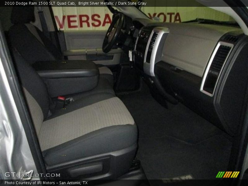 Bright Silver Metallic / Dark Slate Gray 2010 Dodge Ram 1500 SLT Quad Cab