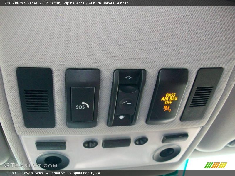 Alpine White / Auburn Dakota Leather 2006 BMW 5 Series 525xi Sedan