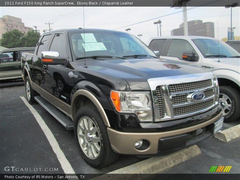 Ebony Black / Chaparral Leather 2011 Ford F150 King Ranch SuperCrew