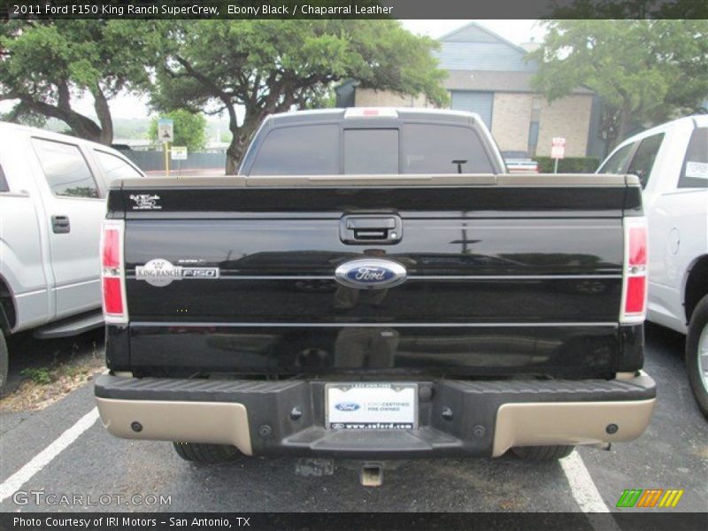 Ebony Black / Chaparral Leather 2011 Ford F150 King Ranch SuperCrew
