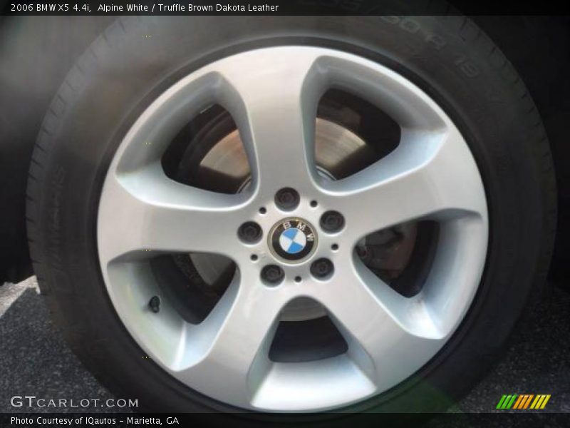 Alpine White / Truffle Brown Dakota Leather 2006 BMW X5 4.4i