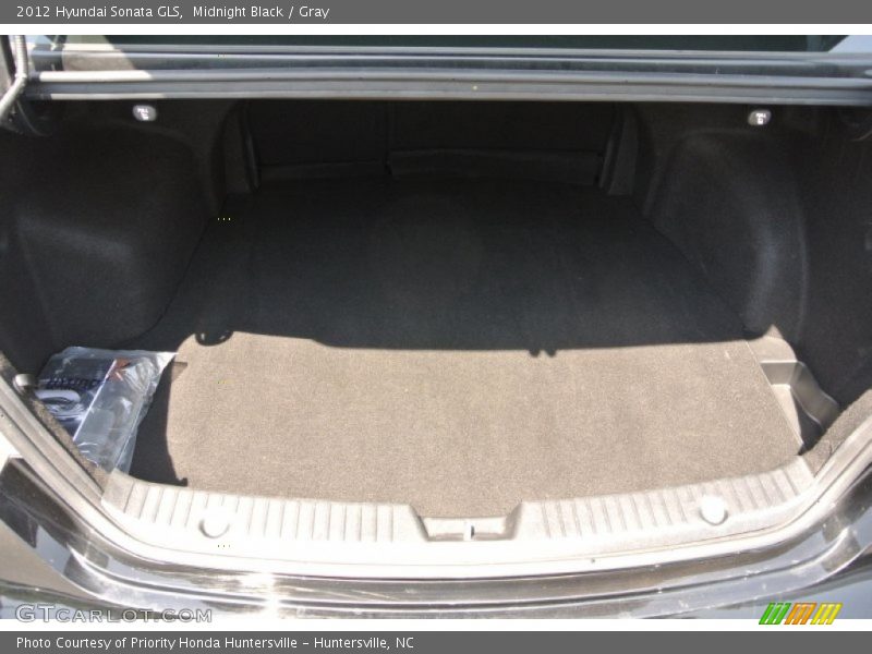 Midnight Black / Gray 2012 Hyundai Sonata GLS