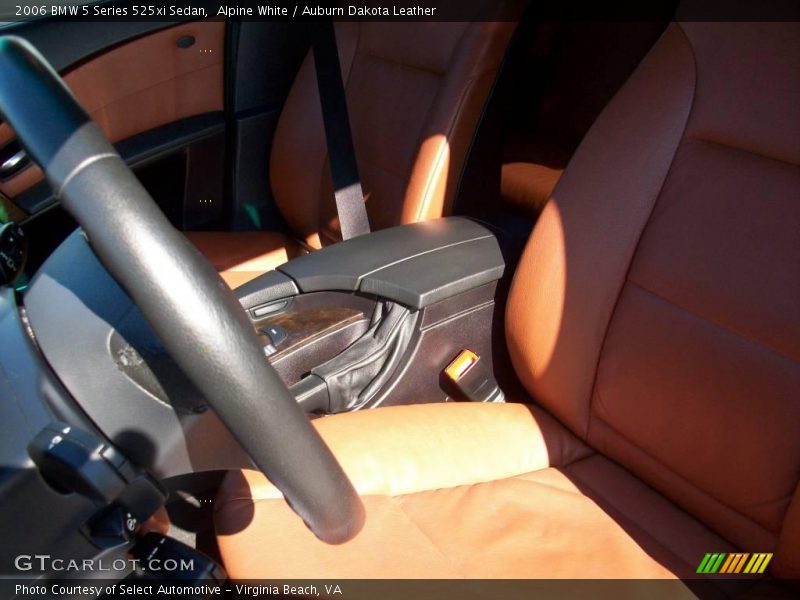 Alpine White / Auburn Dakota Leather 2006 BMW 5 Series 525xi Sedan