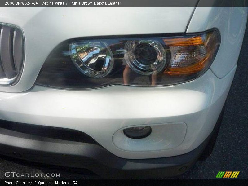Alpine White / Truffle Brown Dakota Leather 2006 BMW X5 4.4i