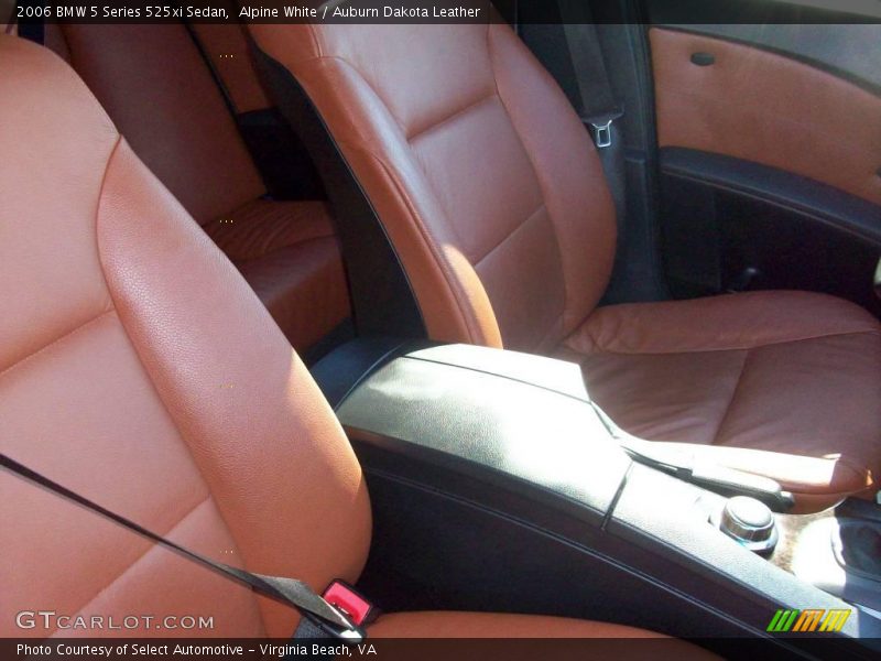 Alpine White / Auburn Dakota Leather 2006 BMW 5 Series 525xi Sedan