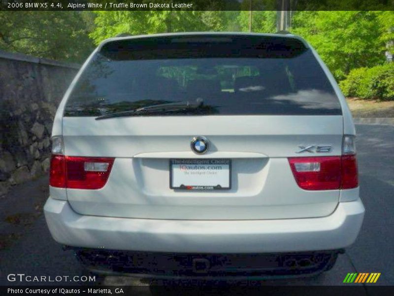 Alpine White / Truffle Brown Dakota Leather 2006 BMW X5 4.4i