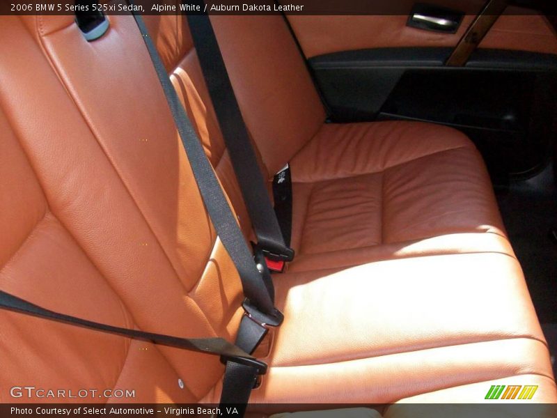 Alpine White / Auburn Dakota Leather 2006 BMW 5 Series 525xi Sedan